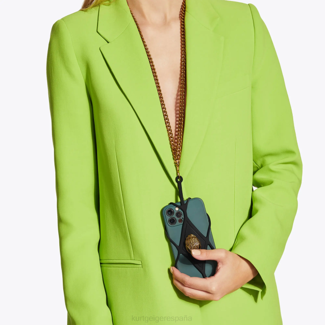 Kurt Geiger mujer soporte para teléfono del águila de londres 2LPR581 | accesorios negro